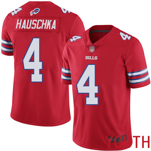 Youth Buffalo Bills #4 Stephen Hauschka Limited Red Rush Vapor Untouchable NFL Jersey->youth nfl jersey->Youth Jersey